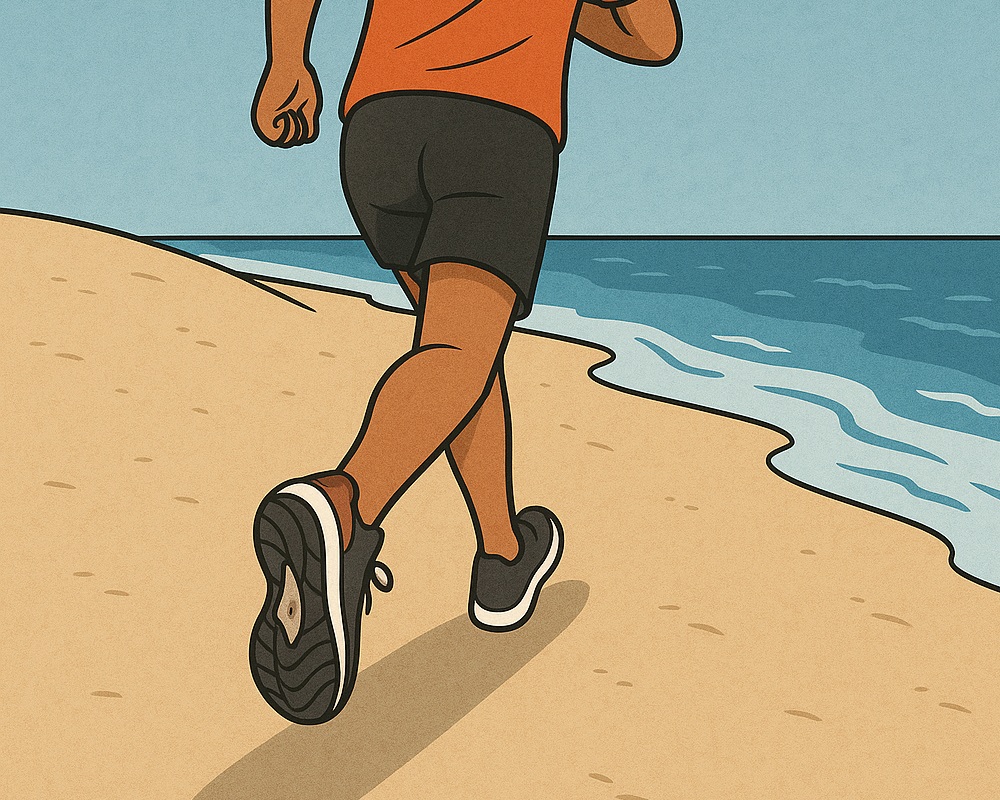 Running in the heat