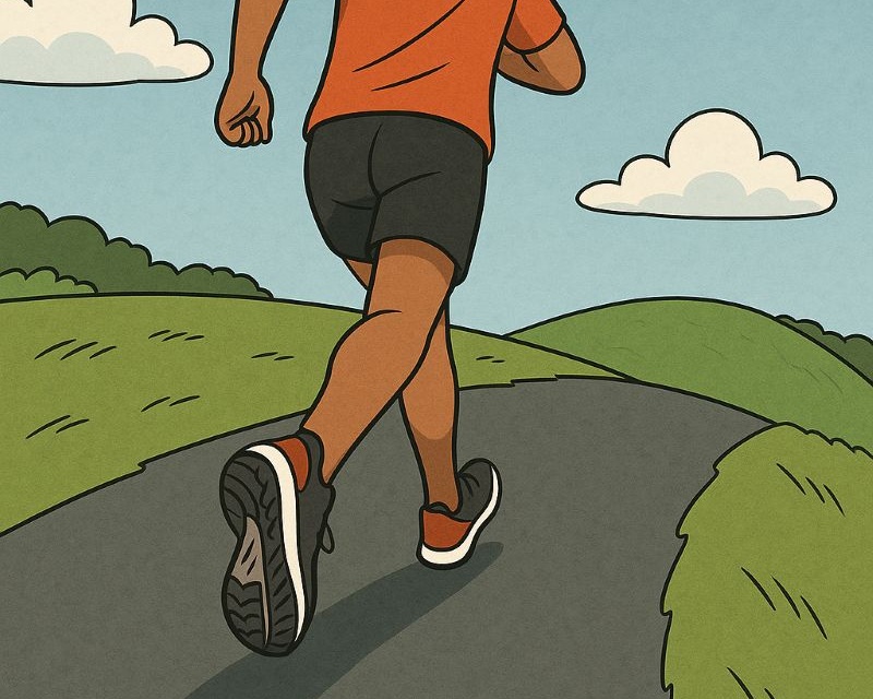 Running Fast Downhills